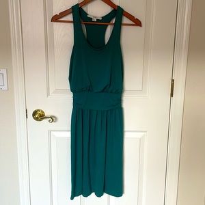 Forever 21 small, emerald, racerback dress